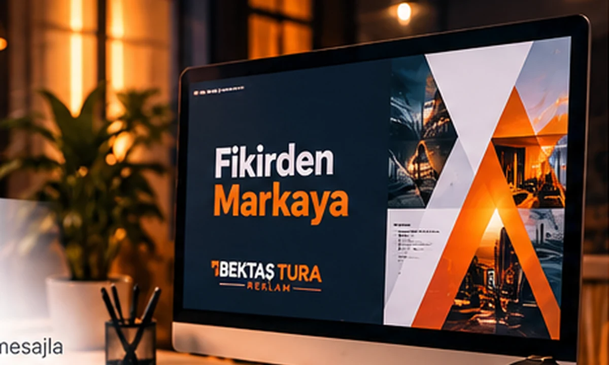 Reklam ve dijital ajans hizmetlerini temsil eden konsept görsel
